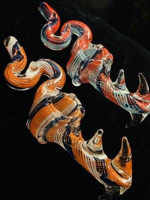 Glass hand pipe