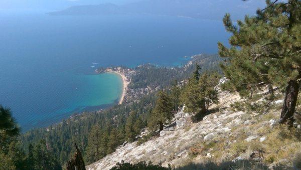 Sand Harbor below