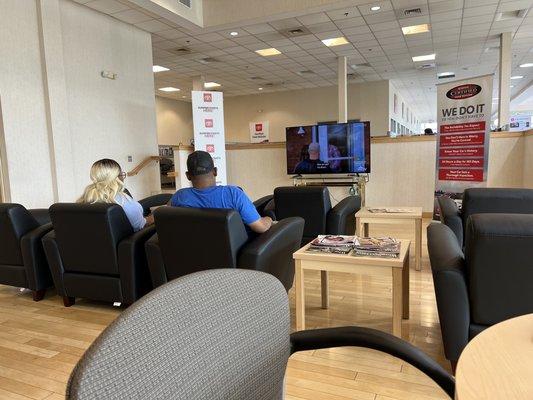 Lobby waiting area