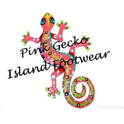 Pink Gecko Island Footwear logo