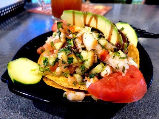 Shrimp cevichi!