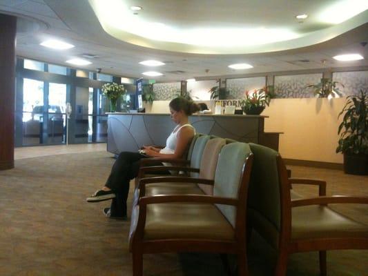 Hospital reception area