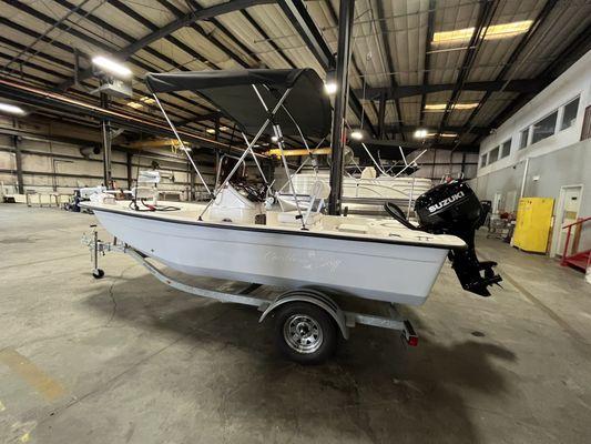 2024 Caribbean Skiff 16' w/ 50hp Suzuki 4 stroke!