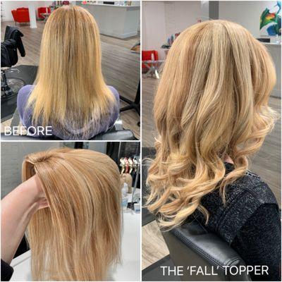 HALOCOUTURE "FALL" TOPPER PIECE BEFORE & AFTER