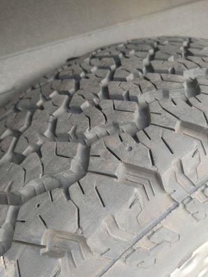 Used tire, good tread.