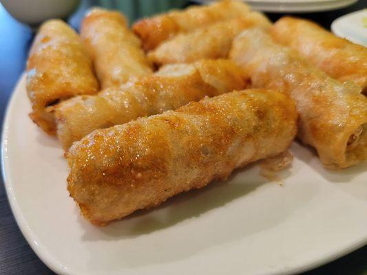 Logs of spring rolls