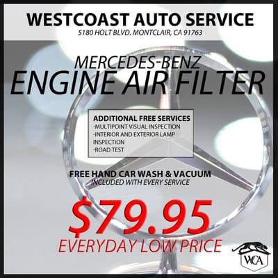 You can rest assured that your Mercedes is in good hands with our Master Certified Techs. We use all original parts, & STILL SAVE YOU MONEY