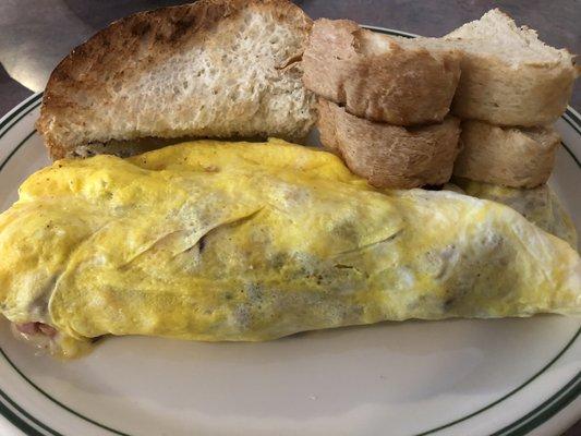 Meat omelette