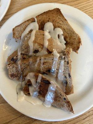 Loaf Homemade Cinnamon Raisin Bread