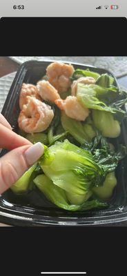 D9. Steamed Baby Bok Choy with Protein