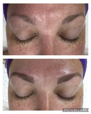 Brow tint & wax