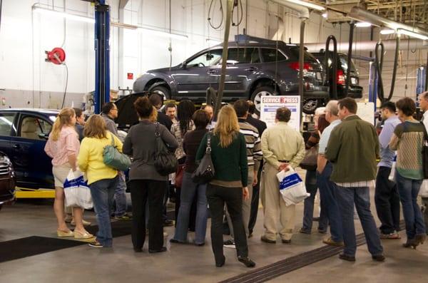 New owners are invited to our bi-monthly New Owner Clinic to get tips on keeping their car running like new.