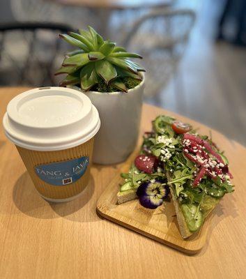 Avocado Toast & Maple Oat Latte