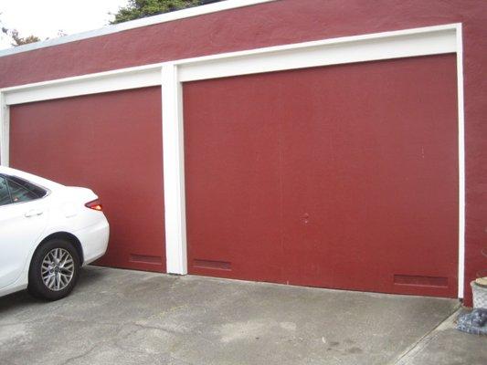 Garage Doors before!