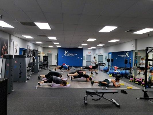 Circuit Training class at Fitness For Life USA