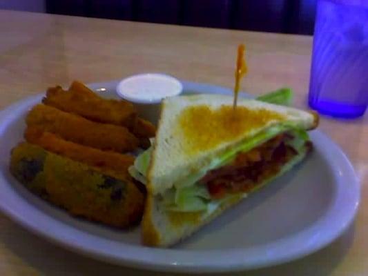 1/2 BLT and Fried Zucchini