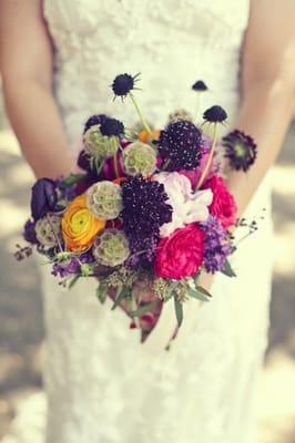 My bridal bouquet with flowers from Flower Muse.