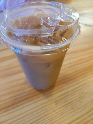 Iced snowcrunch coffee