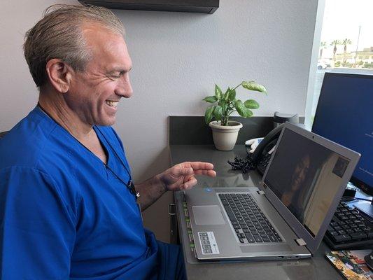 Dr. Nalbone is still providing care via Telemedicine video chats!