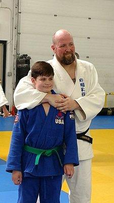 Master Ron and son Alex