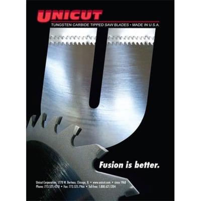 Trade magazine ad for Unicut Corp.