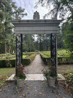 Garden entrance