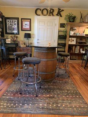 Several different tasting rooms available