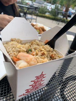 Shrimp fried rice