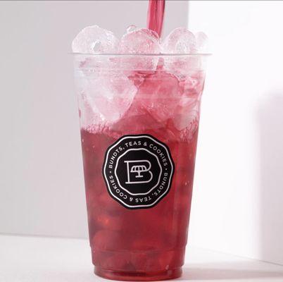 Hibiscus mint iced tea