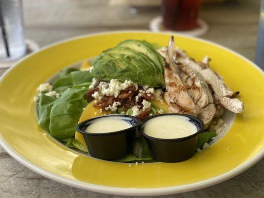 Mango bacon chicken salad