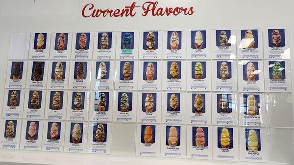 Current Flavors Wall