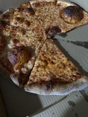 Pizza not doughy