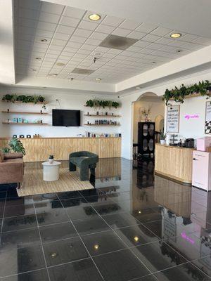 Coffee Bar and waiting area