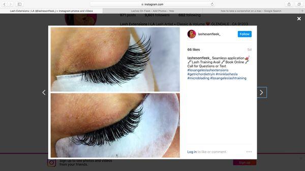 Fullest of lash extensions $150