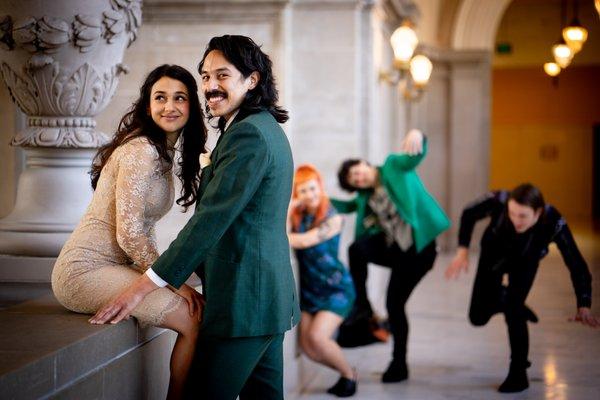 Wedding at SF city hall