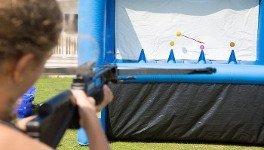 Hoverball Archery Carnival Game Rental Fun Carnival Games for any party or event Giant Games of NYC