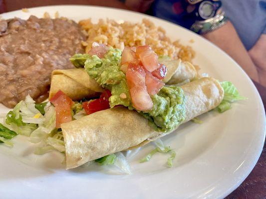 Chicken Taquitos lunch special $10