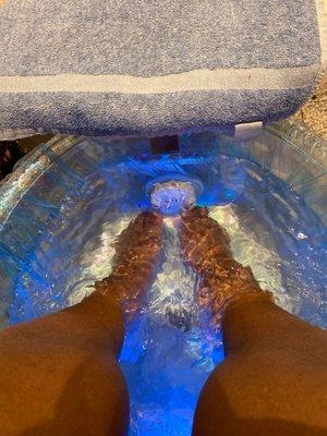 What a relaxing pedicure!