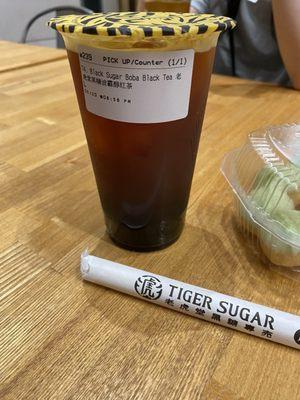 Black Sugar Boba Black Tea