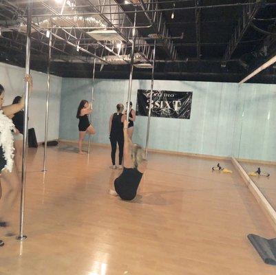 Pole dancing studio