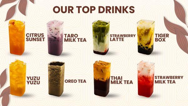 Our top drinks!