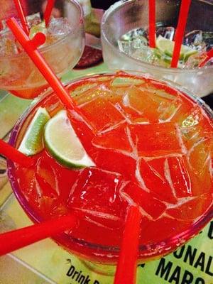 The strawberry margaritas are tasty! - Cabo Cantina