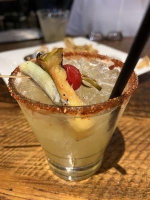 Spicy pineapple margarita.