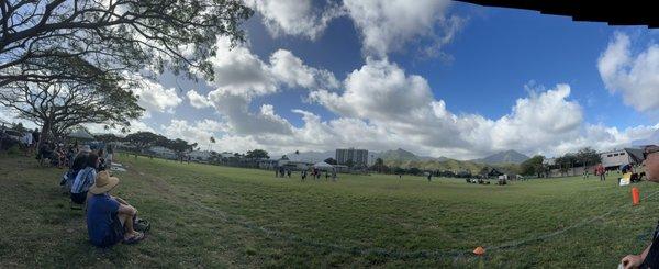 Spacious flat park