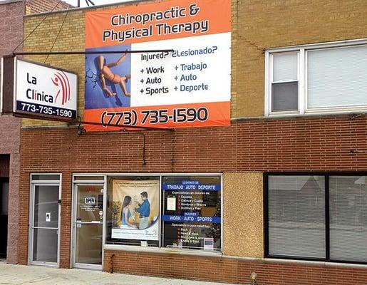 La Clinica SC - Chiropractic
5738 South Pulaski Rd. &
4123 W. Fullerton Ave.
Chicago, IL
(773) 735-1590