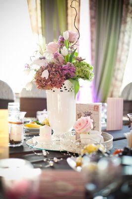 Beautiful Table Set Up With Rented Tables and Linen