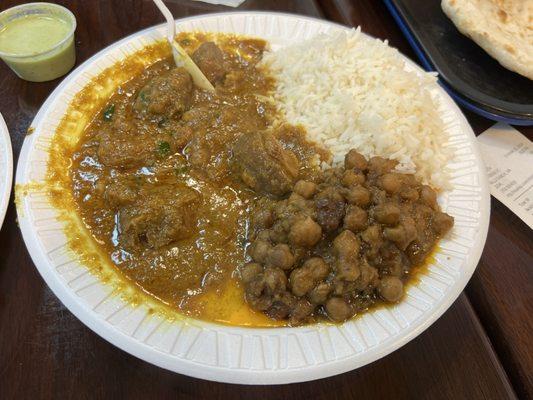 Lamb Curry Platter