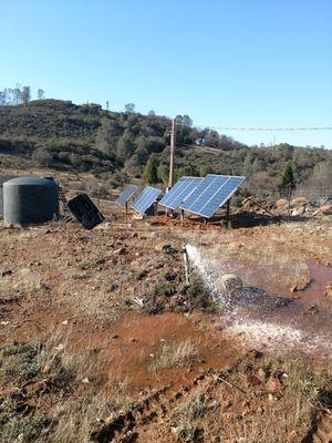 Solar powered pump system