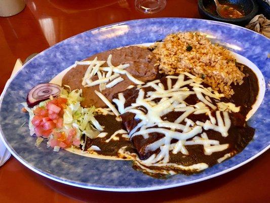 enchiladas de mole