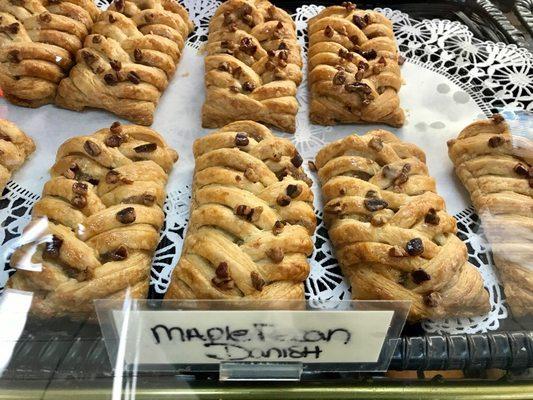 These Maple Pecan Danish are my favorite. Definitely taste of maple syrup.